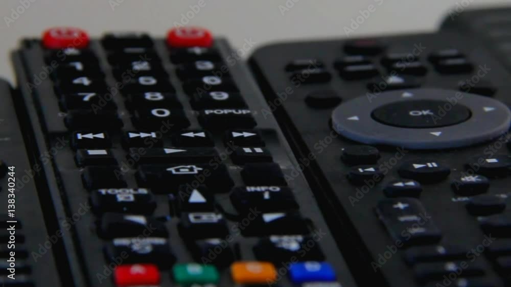 Remote Controls of the Electronic Equipment. Camera Moves Right Remote Controls of the Electronic Equipment. Camera Moves Right