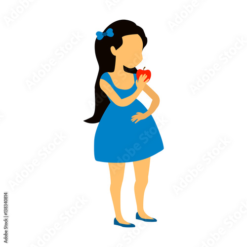pregnant woman flat icon