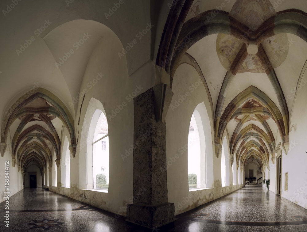 monastery corridors