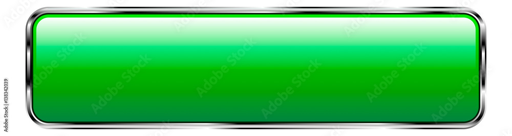 Obraz premium Green button