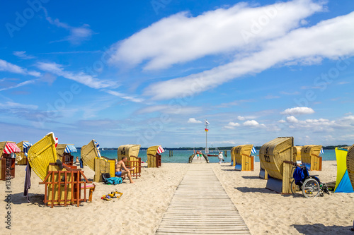 Travem  nde Strand  Luebeck  Deutschland 