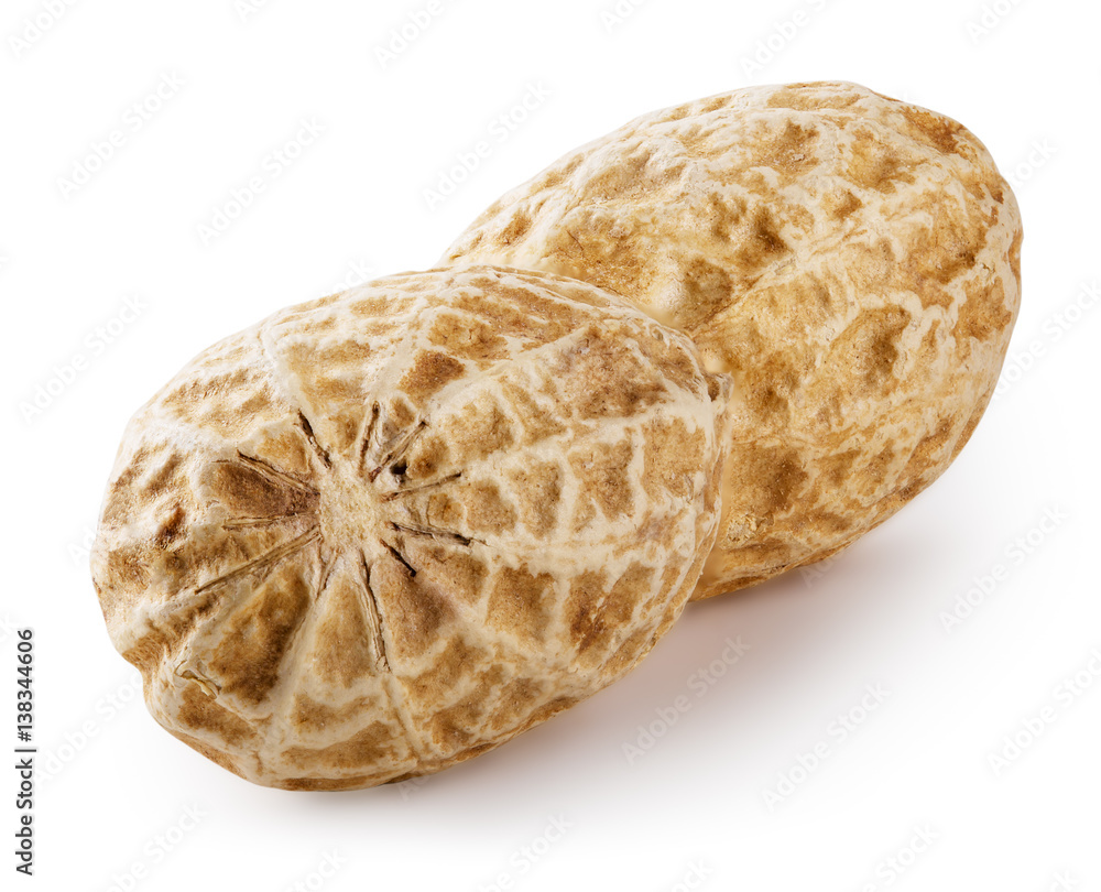 A pod of peanut