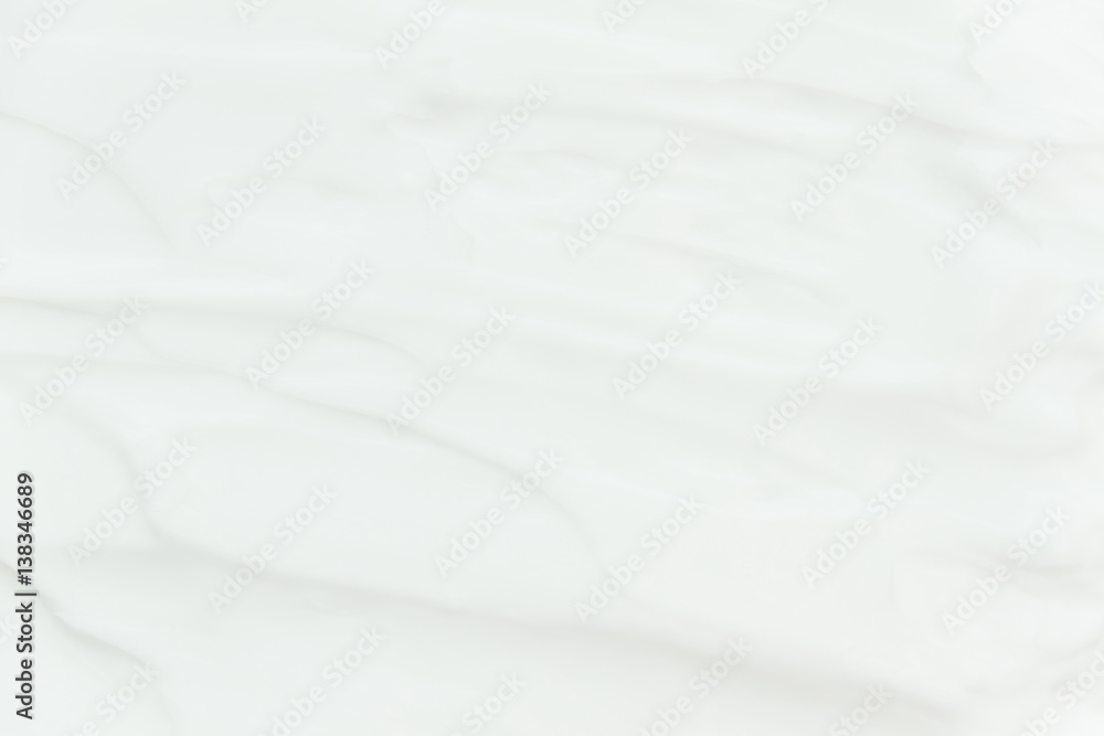 Obraz premium Cosmetics. Cream white background texture.