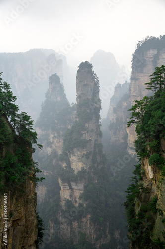 Zhangjiajie scenery in China