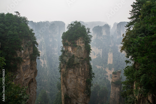 Zhangjiajie scenery in China