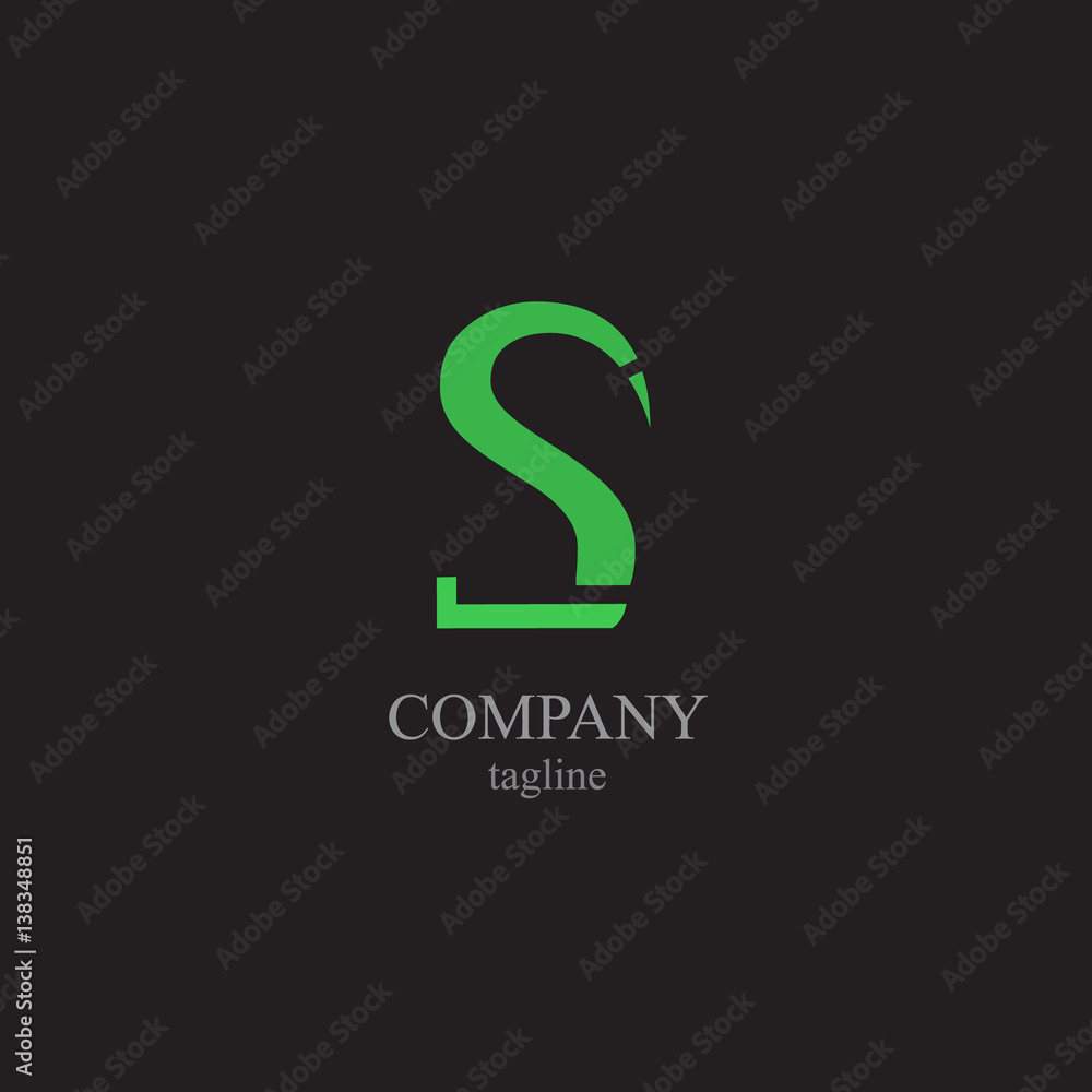 The letter S logo - a symbol of your business The letter S logo - a symbol of your business