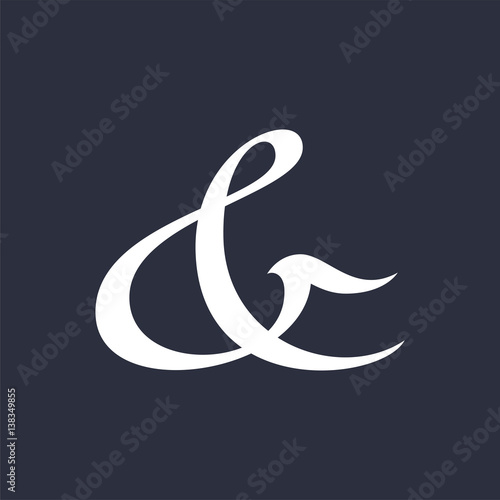 Ampersand vector illustration