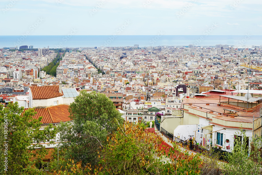 City landscape and buildings