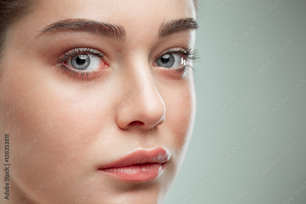 Beautiful Girl face. Perfect skin Beautiful Girl face. Perfect skin