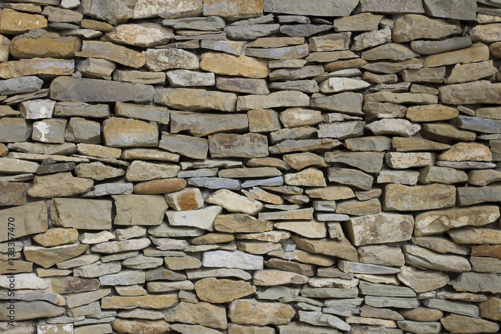 Fototapeta premium Stone wall for background. Stone wall texture