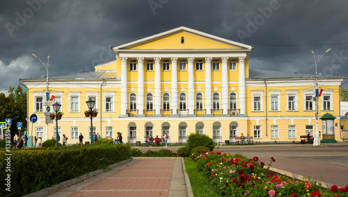Regional court at Susaninskaya Square in Kostroma, Russia