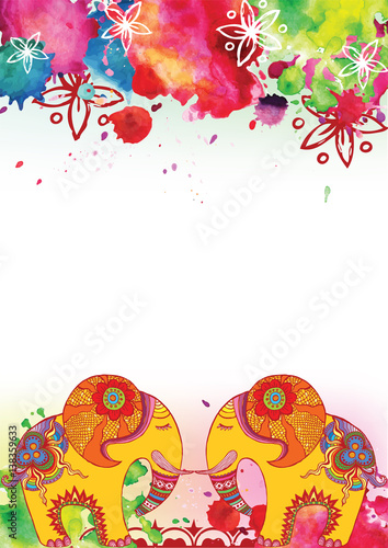 Indian festival Holi. Background