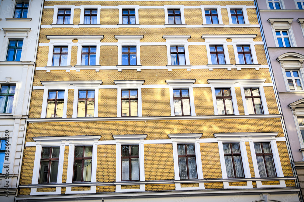 facade of an old house in Berlin Kreuzberg
