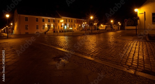 Altstadt von Teltow bei Nacht