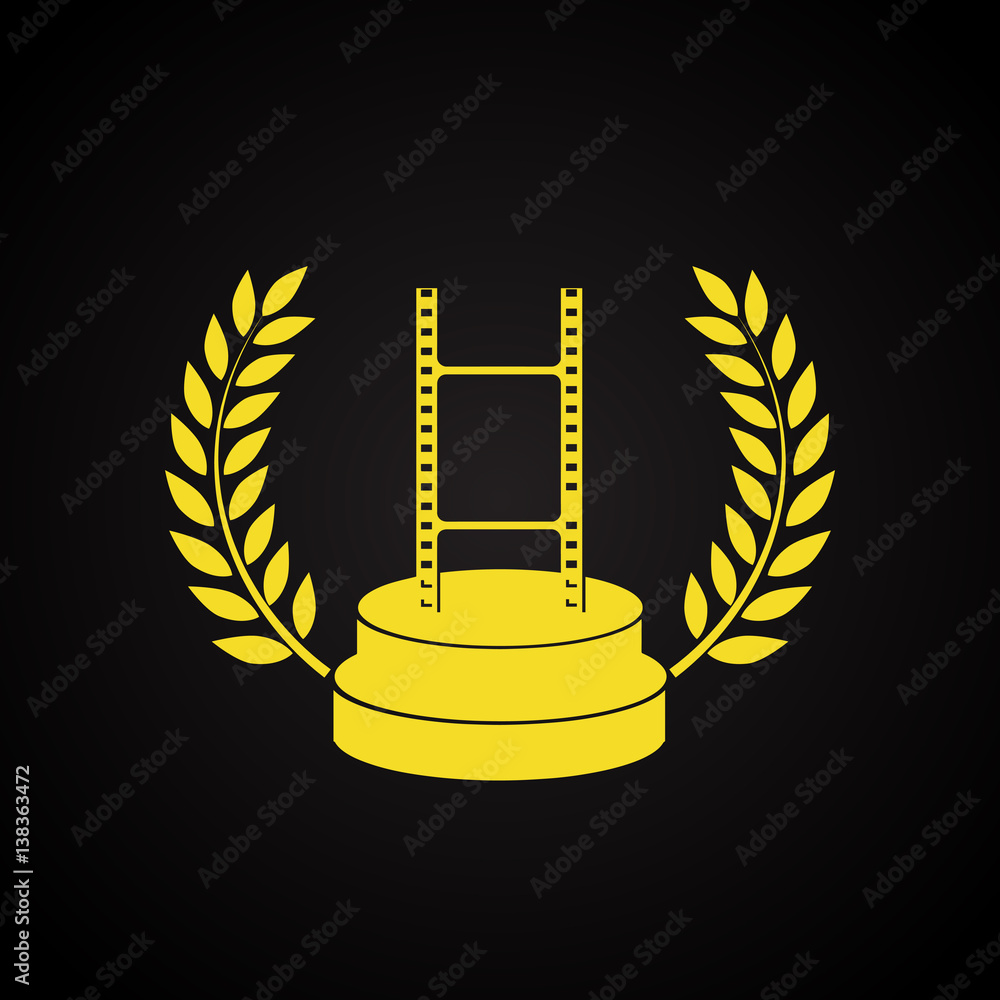 Obraz premium Film aware vector icon.