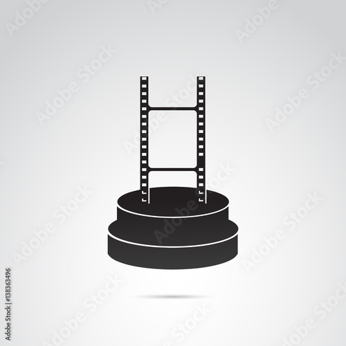 Film award vector prize.