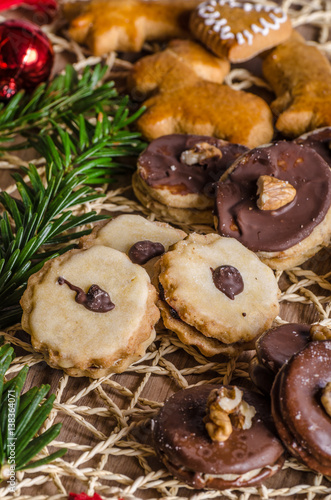 Christmass cookies, candy