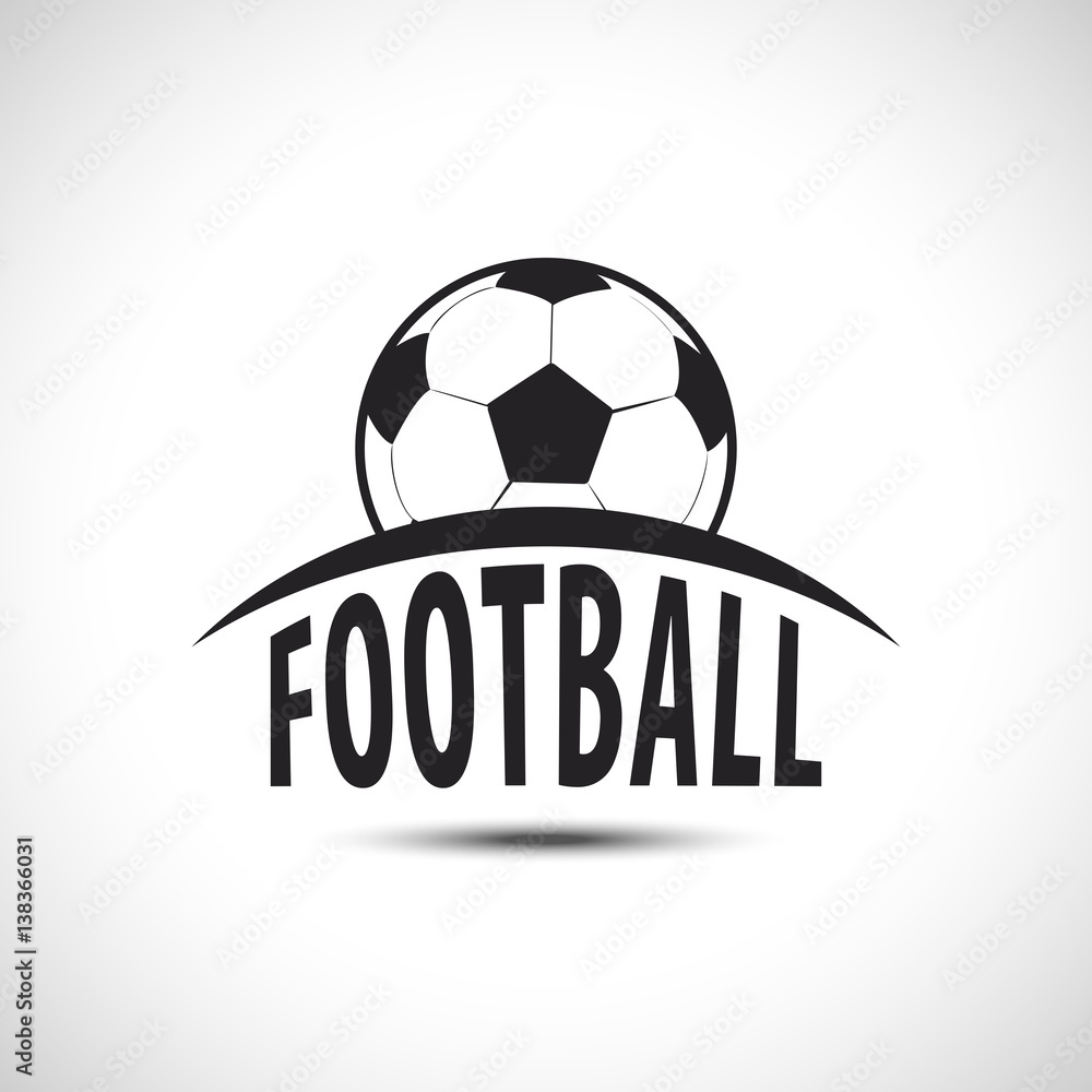 Football Emblem Vector icon. Soccer ball Icon. Football Emblem Vector icon. Soccer ball Icon.