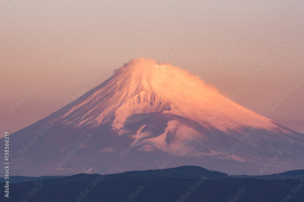 小室山からの富士山