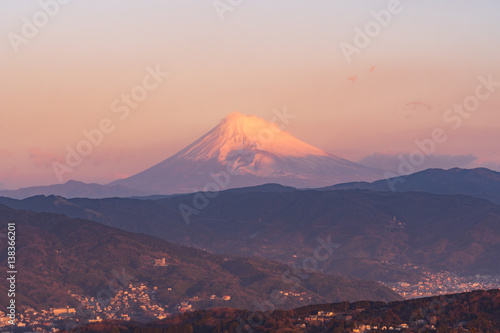 小室山からの富士山