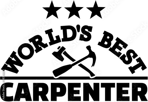 World's best Carpenter with stars