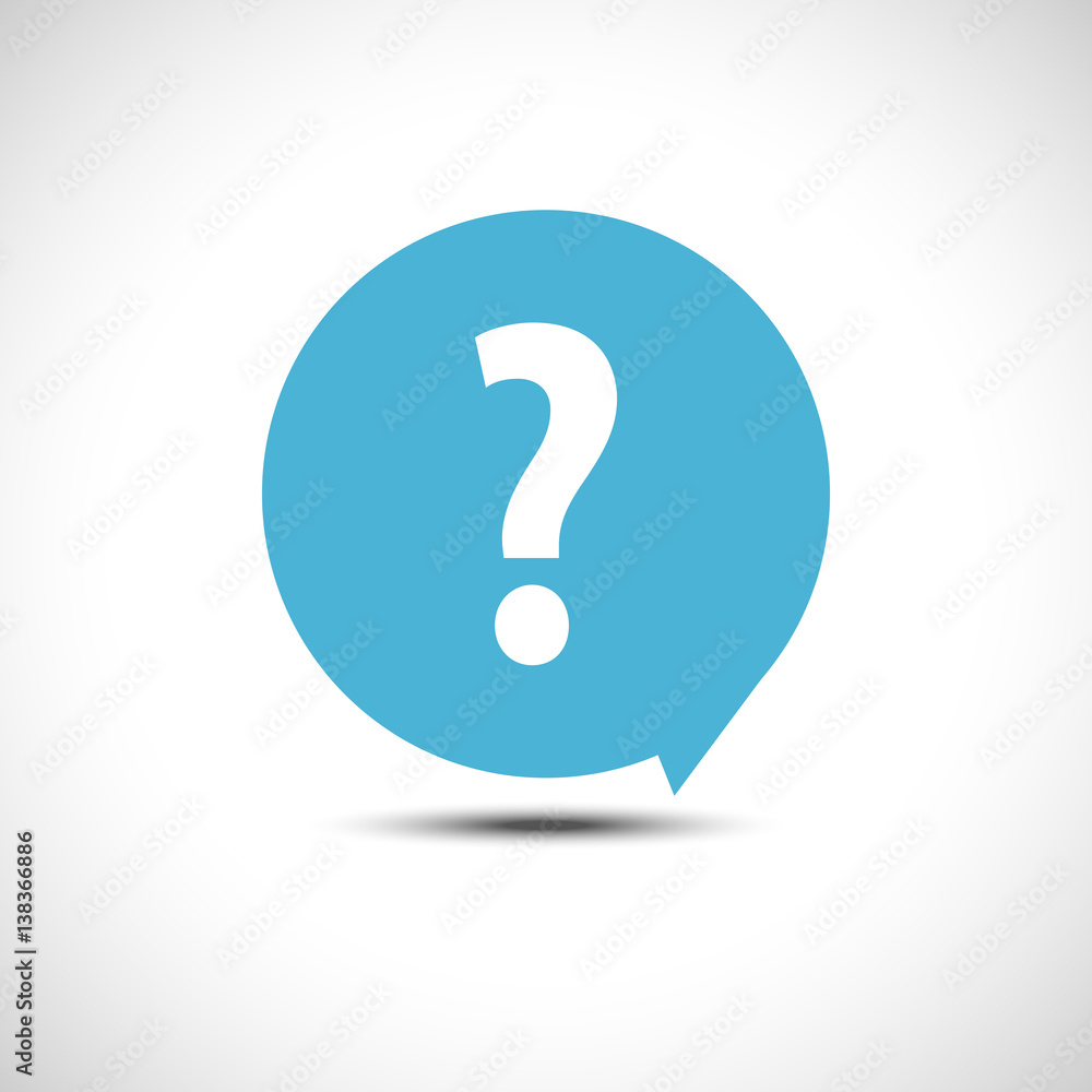 Question mark Speech balloon Icon .Question mark Icon. Flat Vector Icon. Question mark Speech balloon Icon .Question mark Icon. Flat Vector Icon.