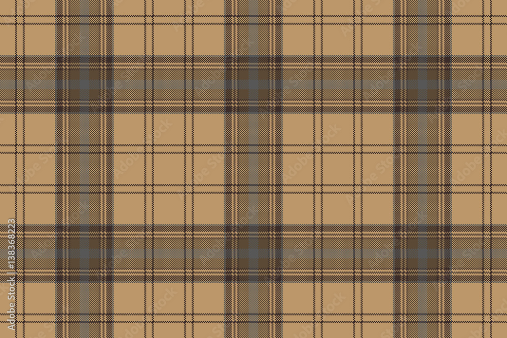 Brown plaid check tartan seamless pattern Brown plaid check tartan seamless pattern