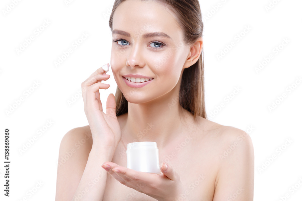 Woman beauty mask cream cosmetics skin care Woman beauty mask cream cosmetics skin care