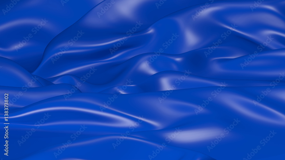 3D Illustration Abstract Blue Background 3D Illustration Abstract Blue Background