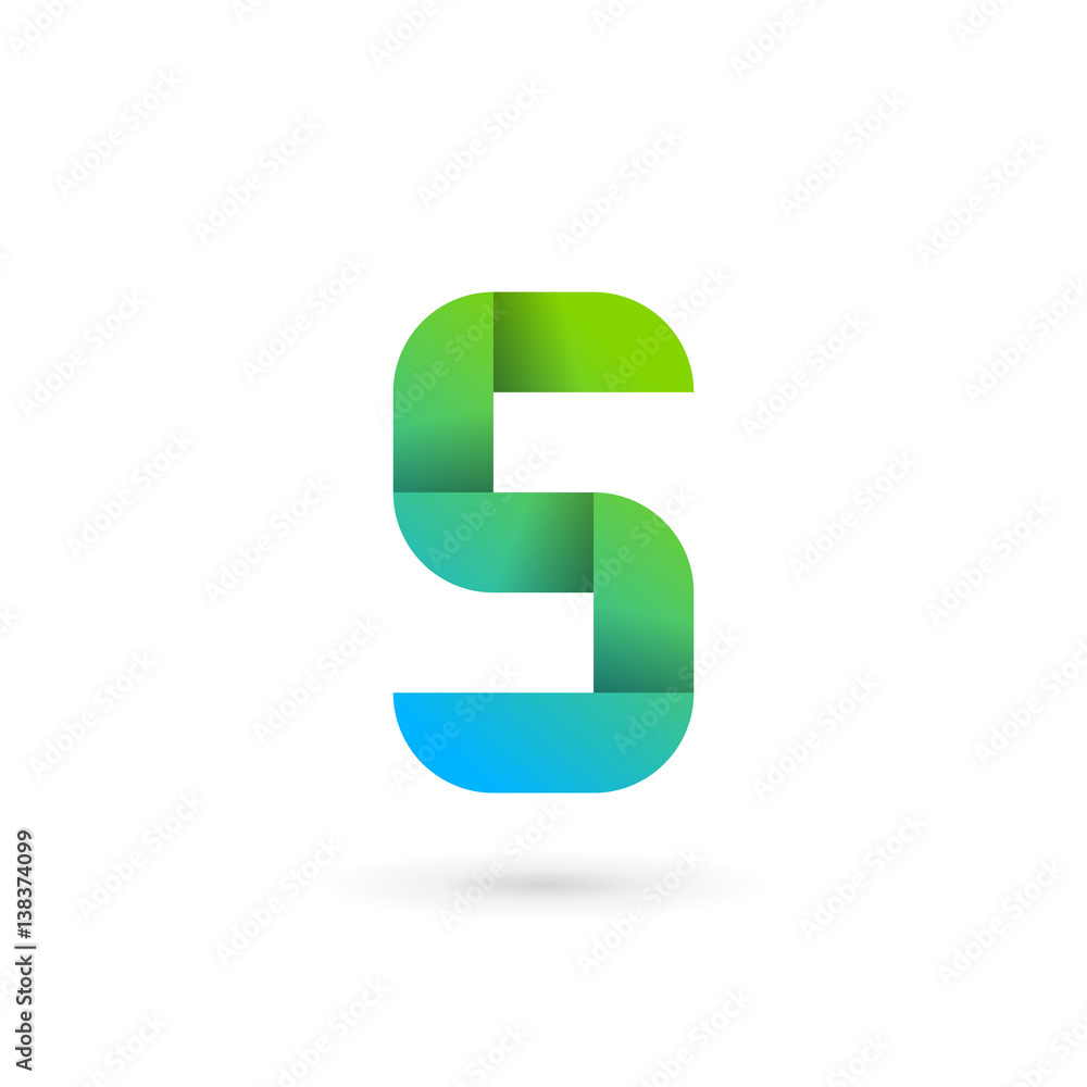 Letter S ribbon logo icon design template elements Letter S ribbon logo icon design template elements