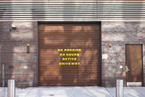 No parking sign