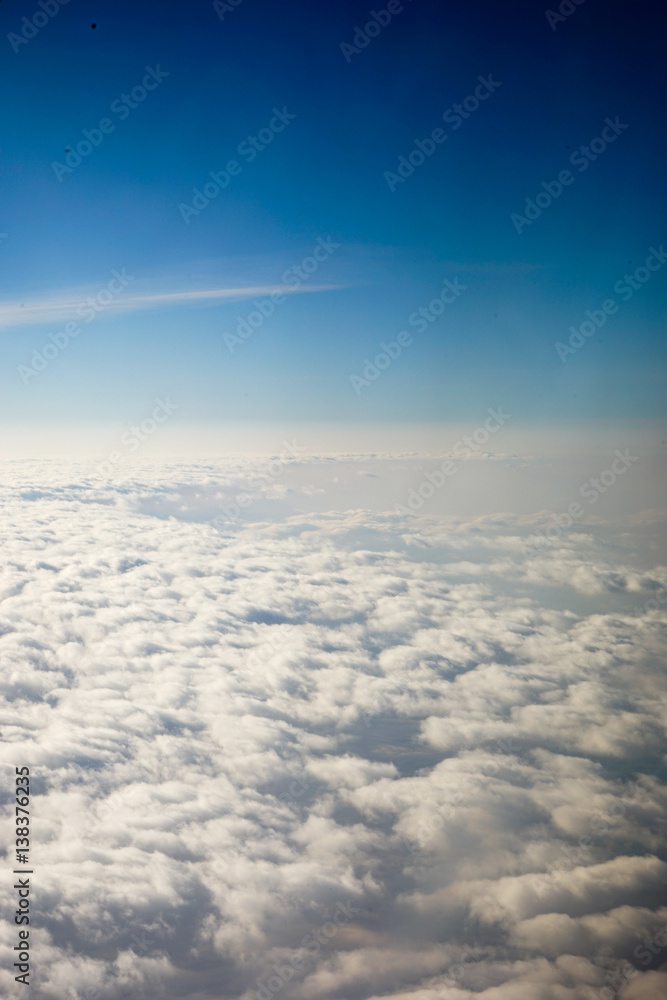 Fototapeta premium Sky and clouds from a plane