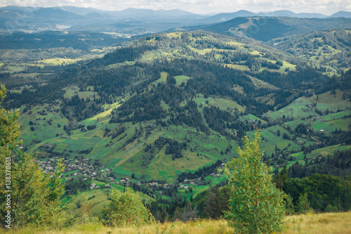 Mountains and valley