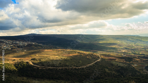 Upper Galilee mountains landscape