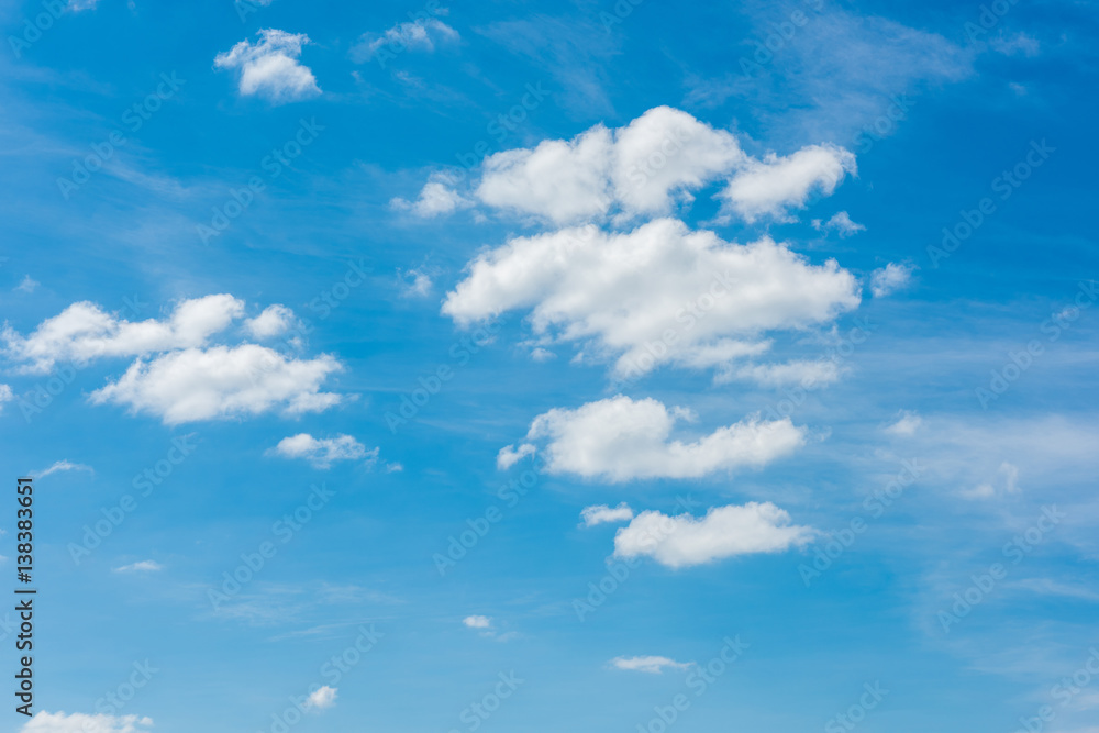 Beautiful cirrus clouds against the blue sky Beautiful cirrus clouds against the blue sky