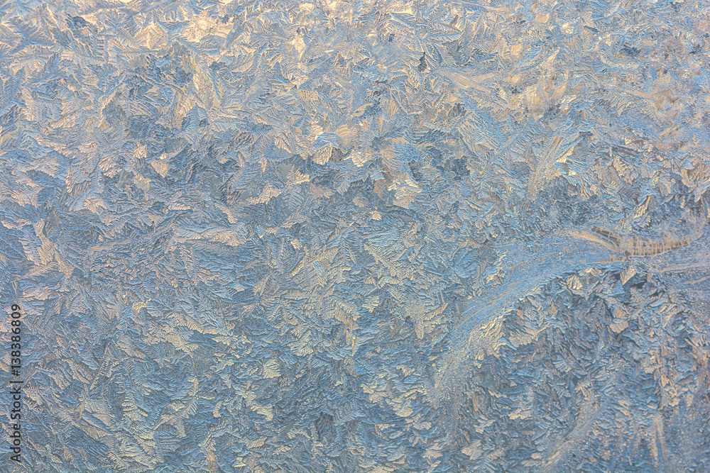 frost. wonderful winter patterns at sunset. frost. wonderful winter patterns at sunset.