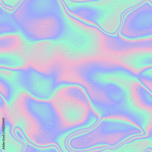 3D Tapete im Flur - Fototapete Hologram waves texture seamless 