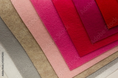 Colorful mix felt for background.