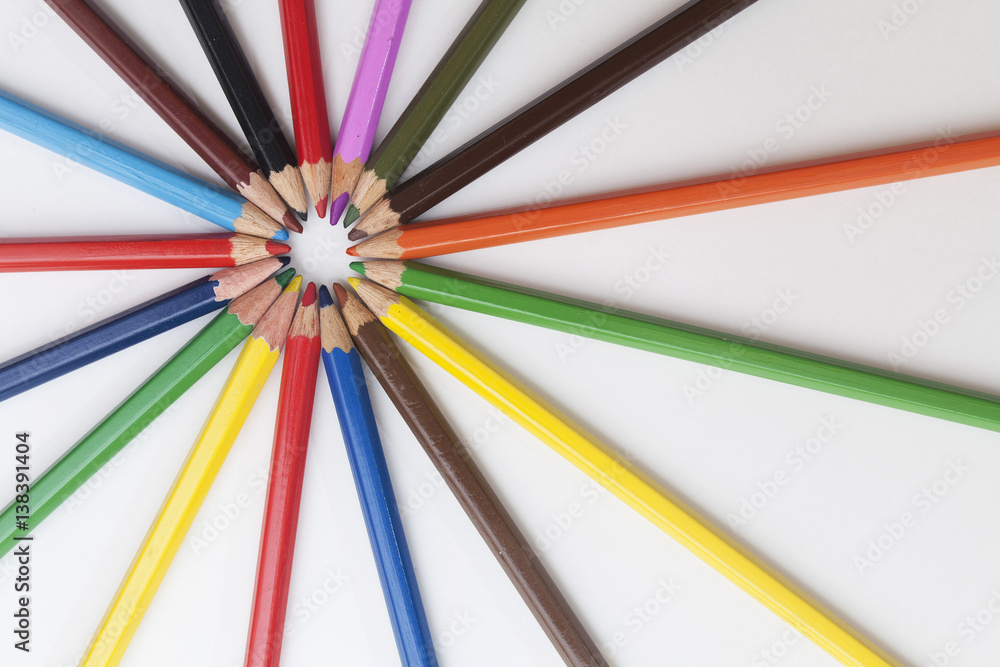 the concept of the sun from coloured pencils the concept of the sun from coloured pencils