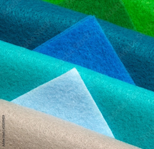 Colorful mix felt for background.