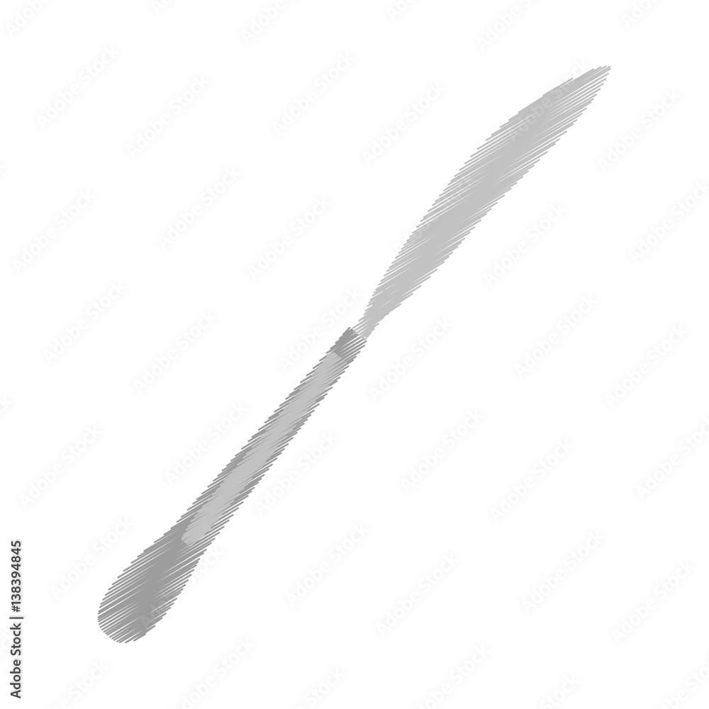 drawing surgery scalpel tool hospital vector illustra
