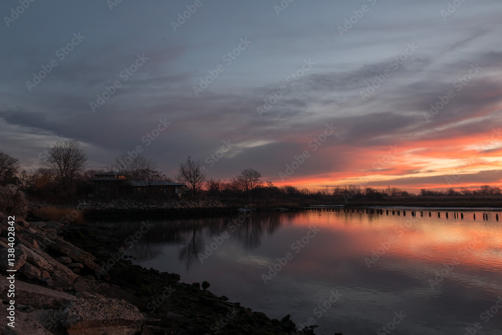 Brooklyn Salt Marsh Nature Center Sunrise Brooklyn Salt Marsh Nature Center Sunrise
