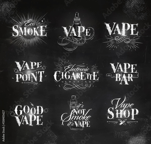 Vape elements chalk