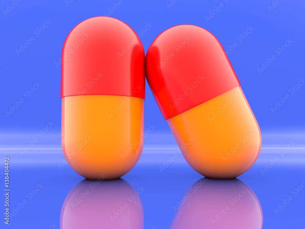 3d medicine capsules
