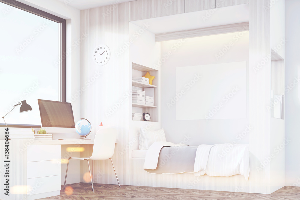 Fototapeta premium Room of a child, unisex, toned