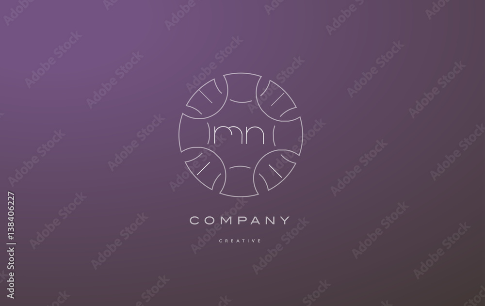 mn m n monogram floral line art flower letter company logo icon design mn m n monogram floral line art flower letter company logo icon design