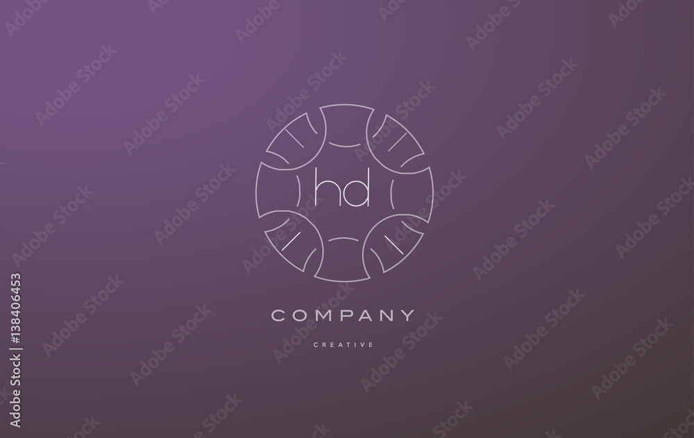 hd h d monogram floral line art flower letter company logo icon design hd h d monogram floral line art flower letter company logo icon design