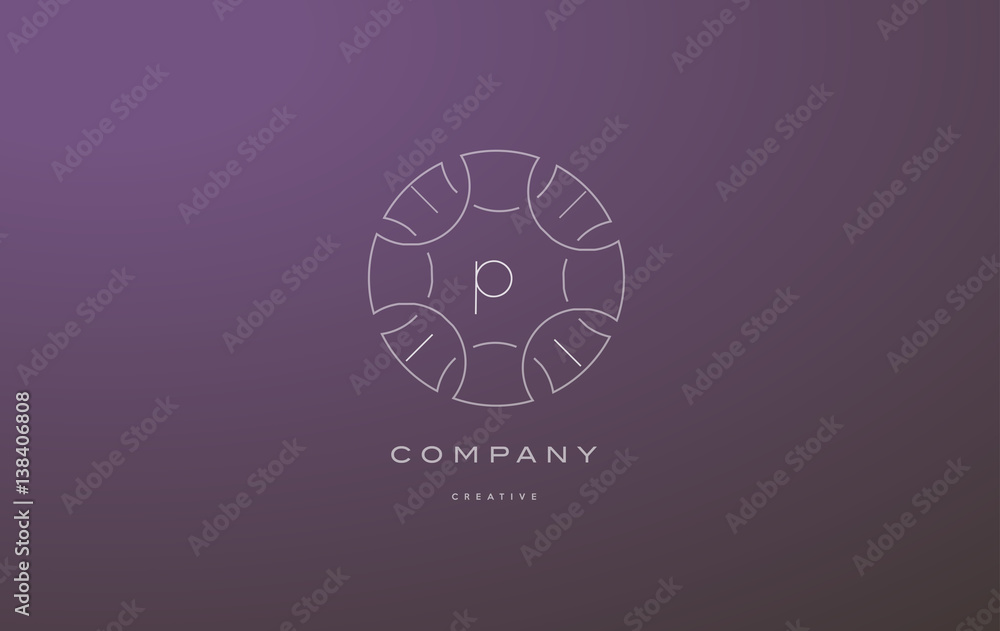 p monogram floral line art flower letter company logo icon design p monogram floral line art flower letter company logo icon design