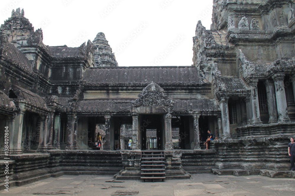 Angor Wat, ancient architecture in Cambodia,Cambodia