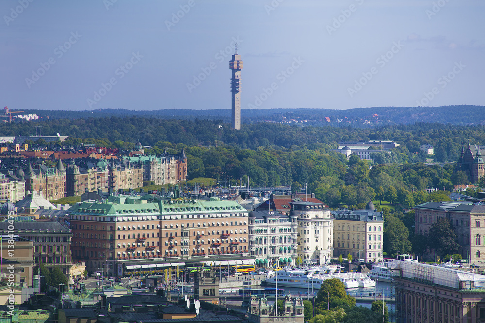 Fototapeta premium View of Stockholm City.